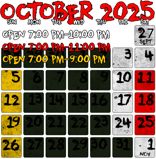 Dates & Hours of Operation